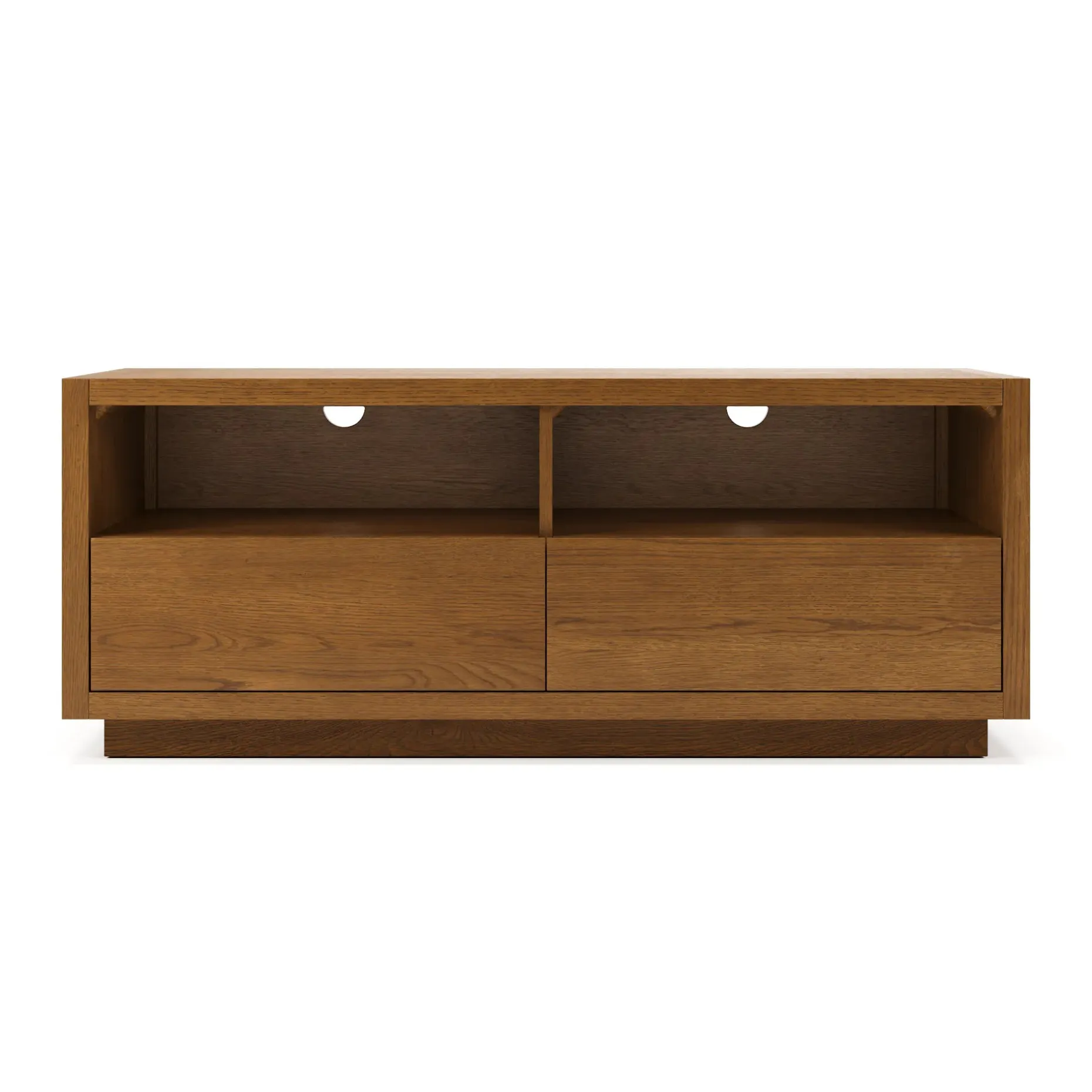 Leif 54" Media Unit - Smoked Oak