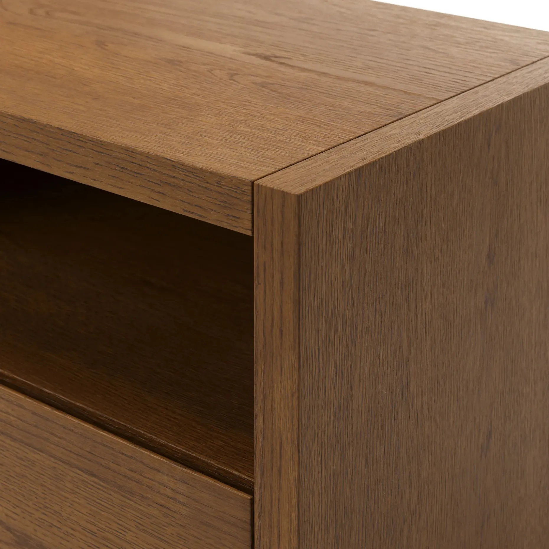 Leif 54" Media Unit - Smoked Oak