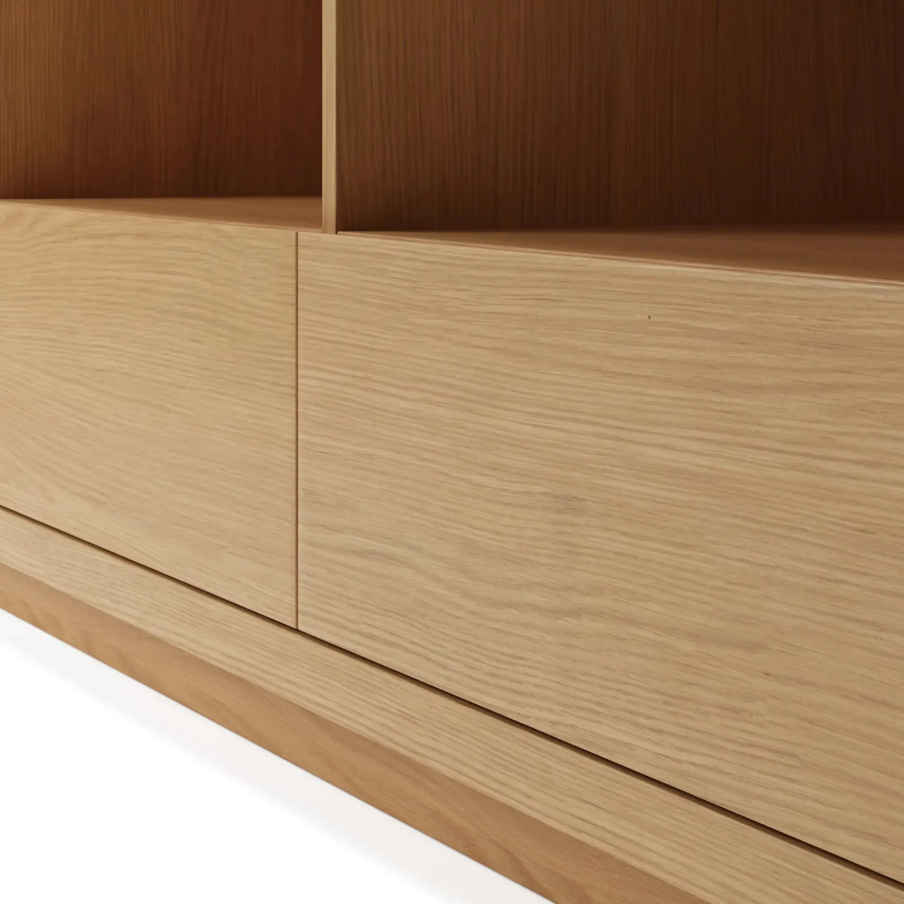 Leif 80" Media Unit - White Oak