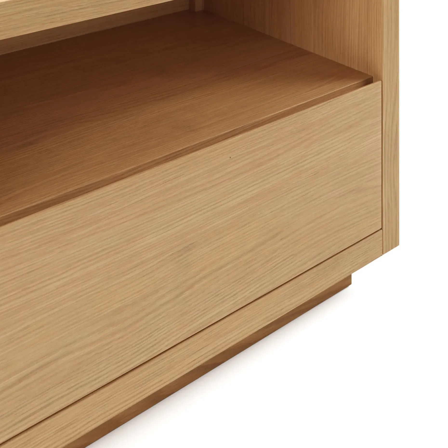 Leif 80" Media Unit - White Oak
