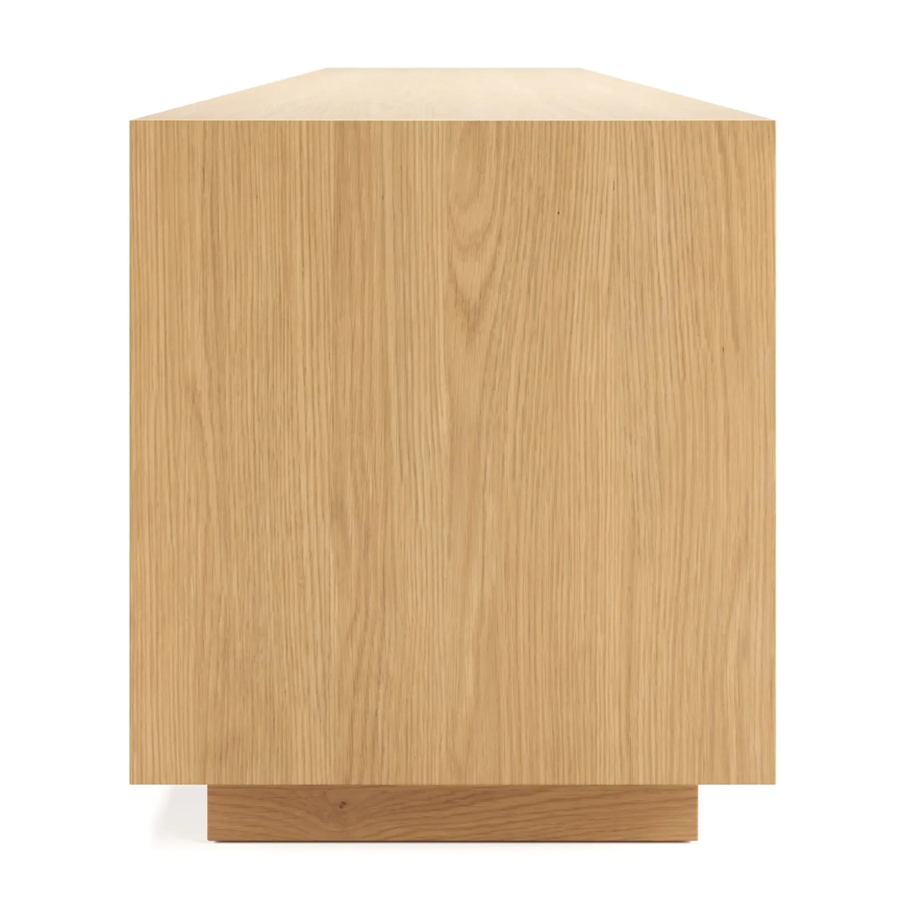 Leif 80" Media Unit - White Oak