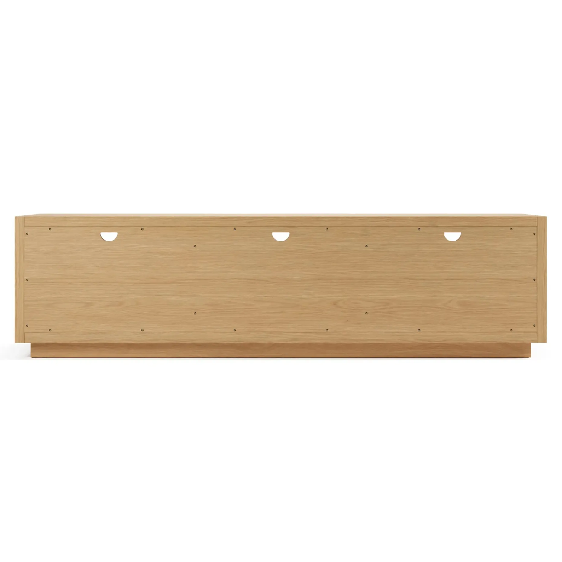 Leif 80" Media Unit - White Oak
