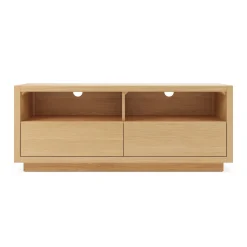 Leif 54" Media Unit - White Oak