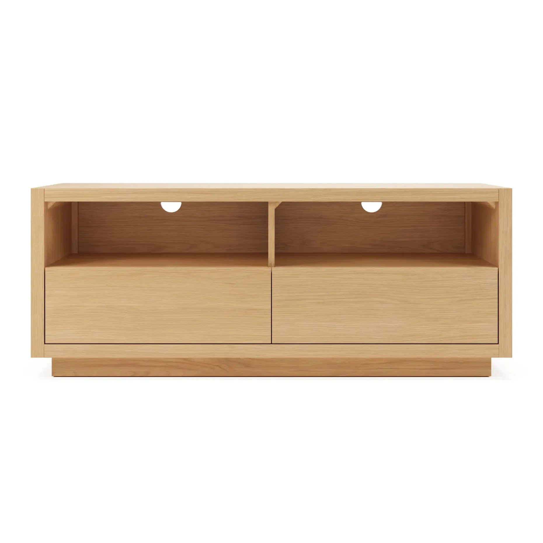 Leif 54" Media Unit - White Oak