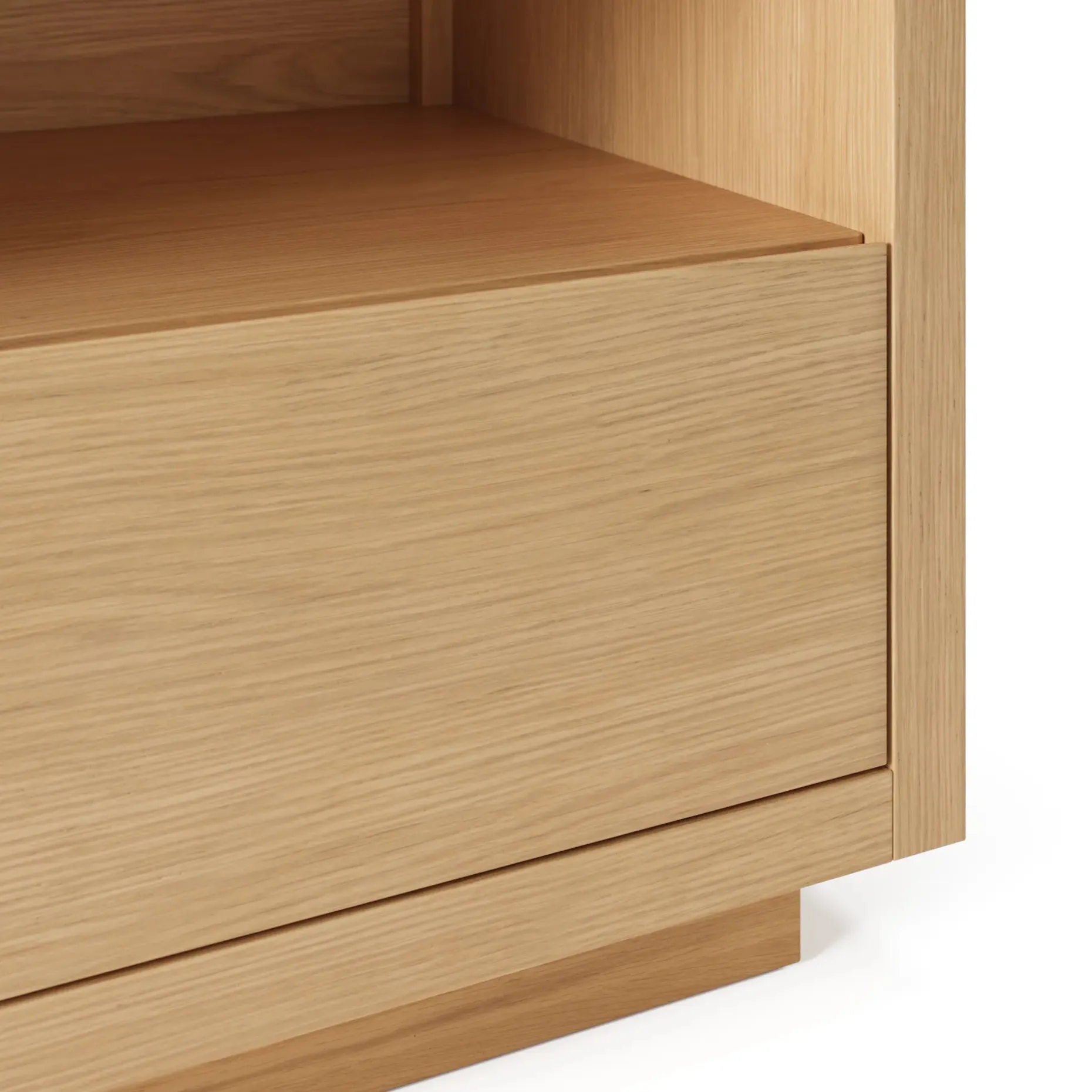 Leif 54" Media Unit - White Oak