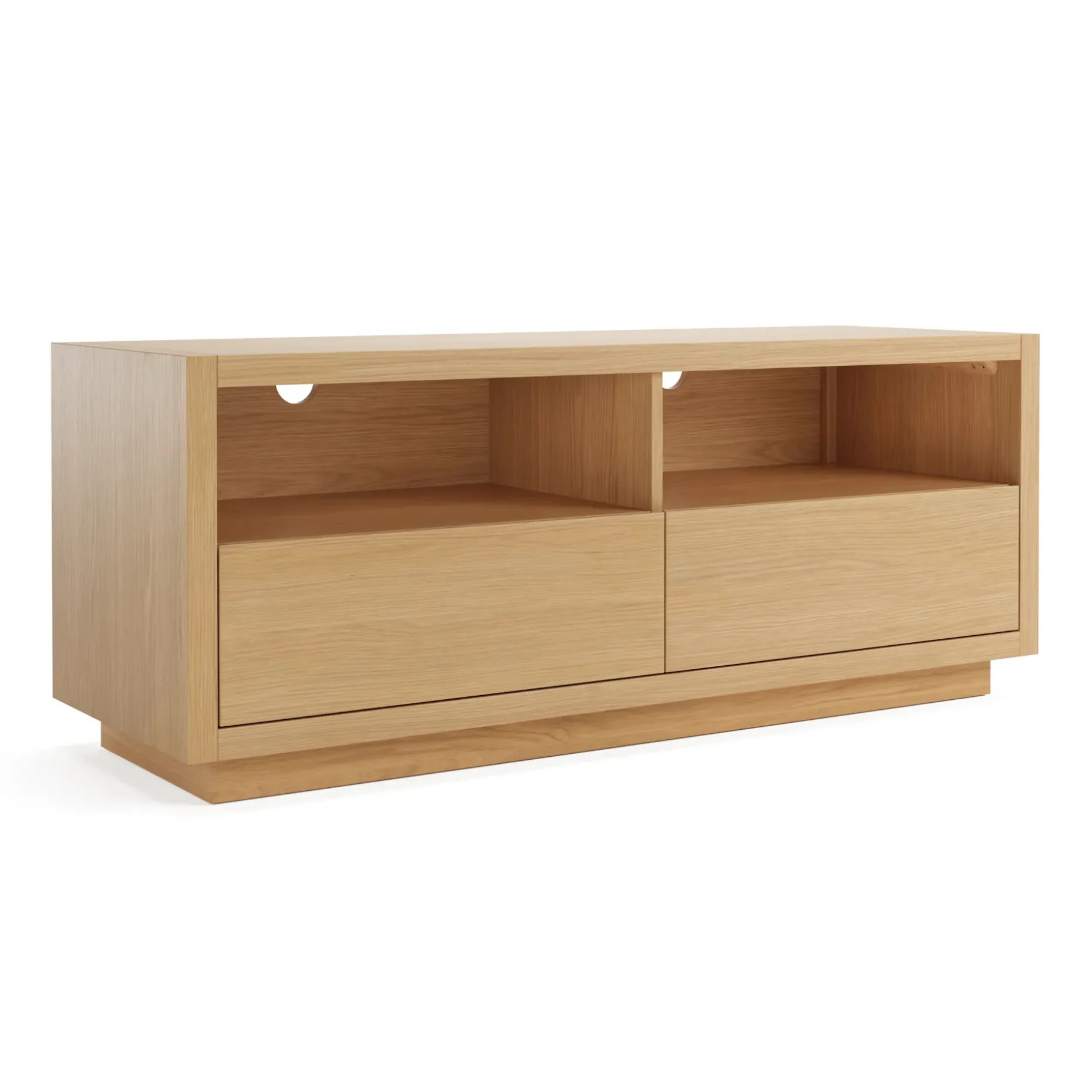 Leif 54" Media Unit - White Oak