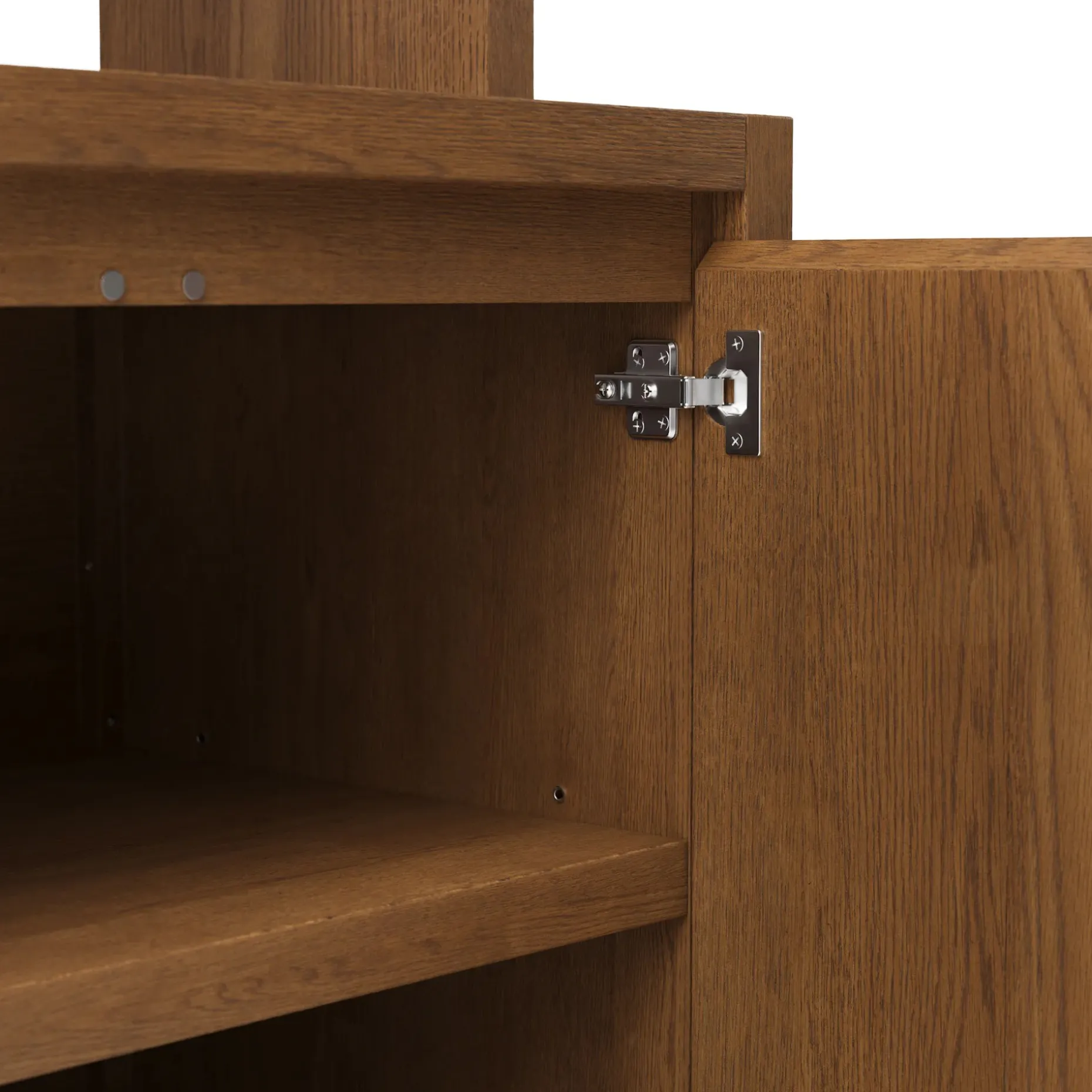 Leif 32" Modular Bookcase - Smoked Oak