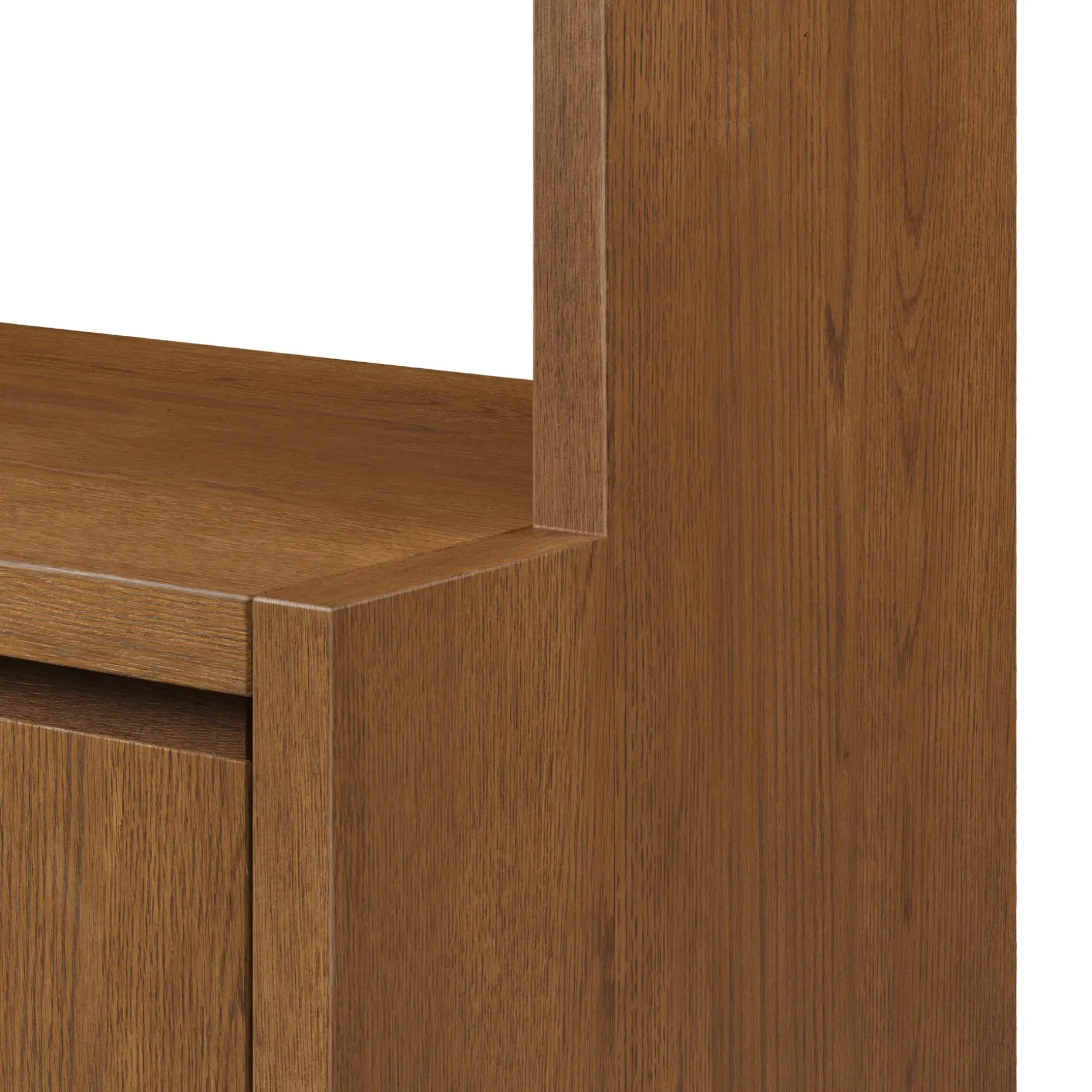 Leif 32" Modular Bookcase - Smoked Oak