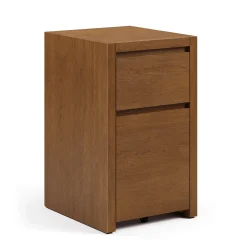 Leif 17.5" Modular File Cabinet - Smoked Oak