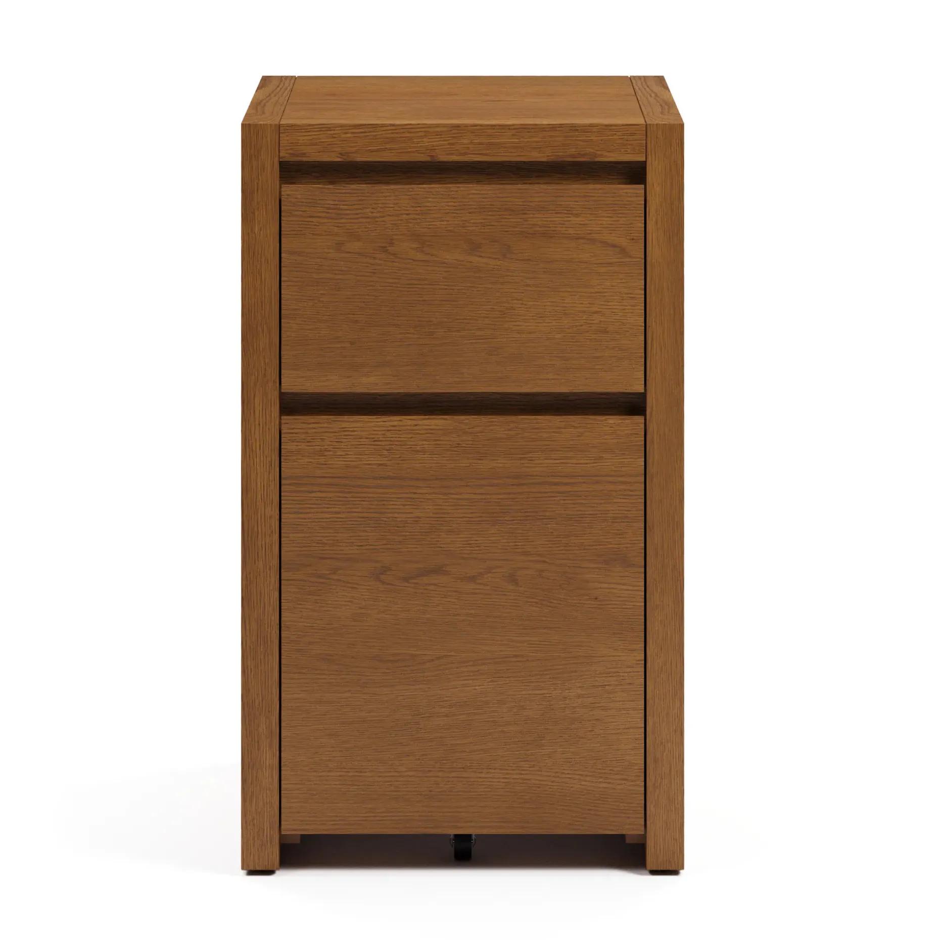 Leif 17.5" Modular File Cabinet - Smoked Oak