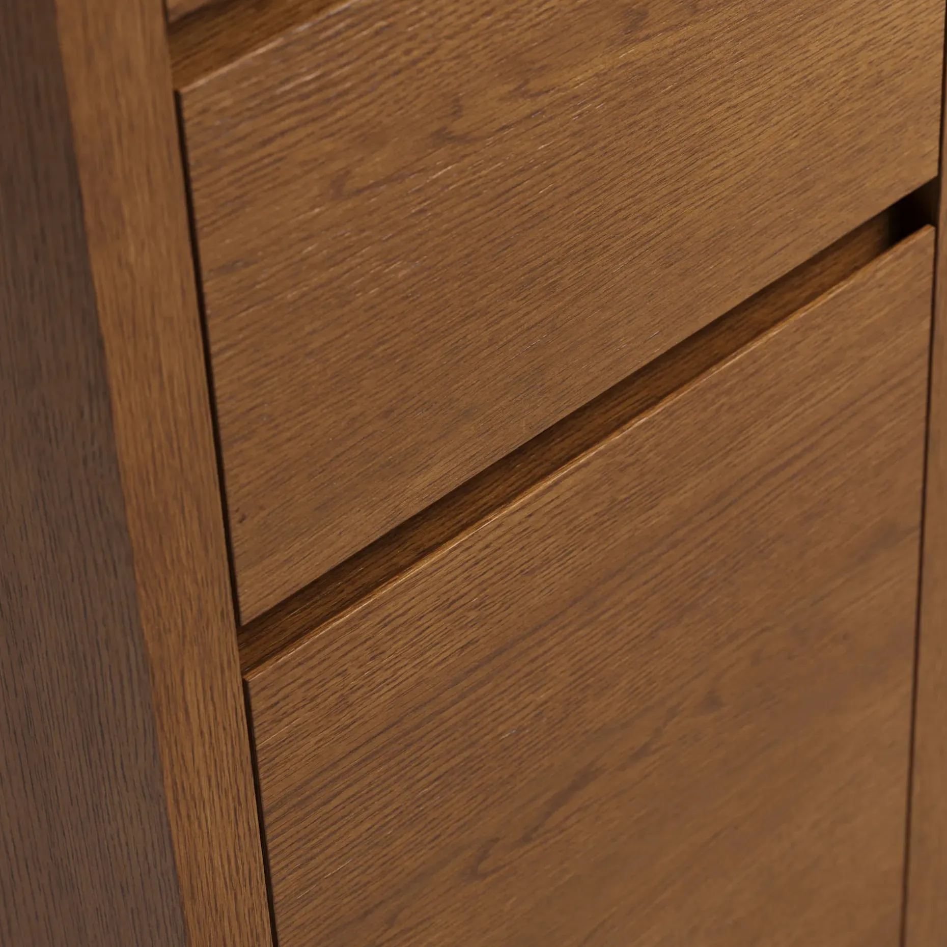 Leif 17.5" Modular File Cabinet - Smoked Oak