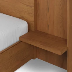 Leif Nightstand Extension Set - Smoked Oak