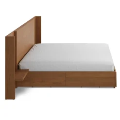 Leif Nightstand Extension Set - Smoked Oak