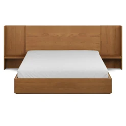 Leif Nightstand Extension Set - Smoked Oak