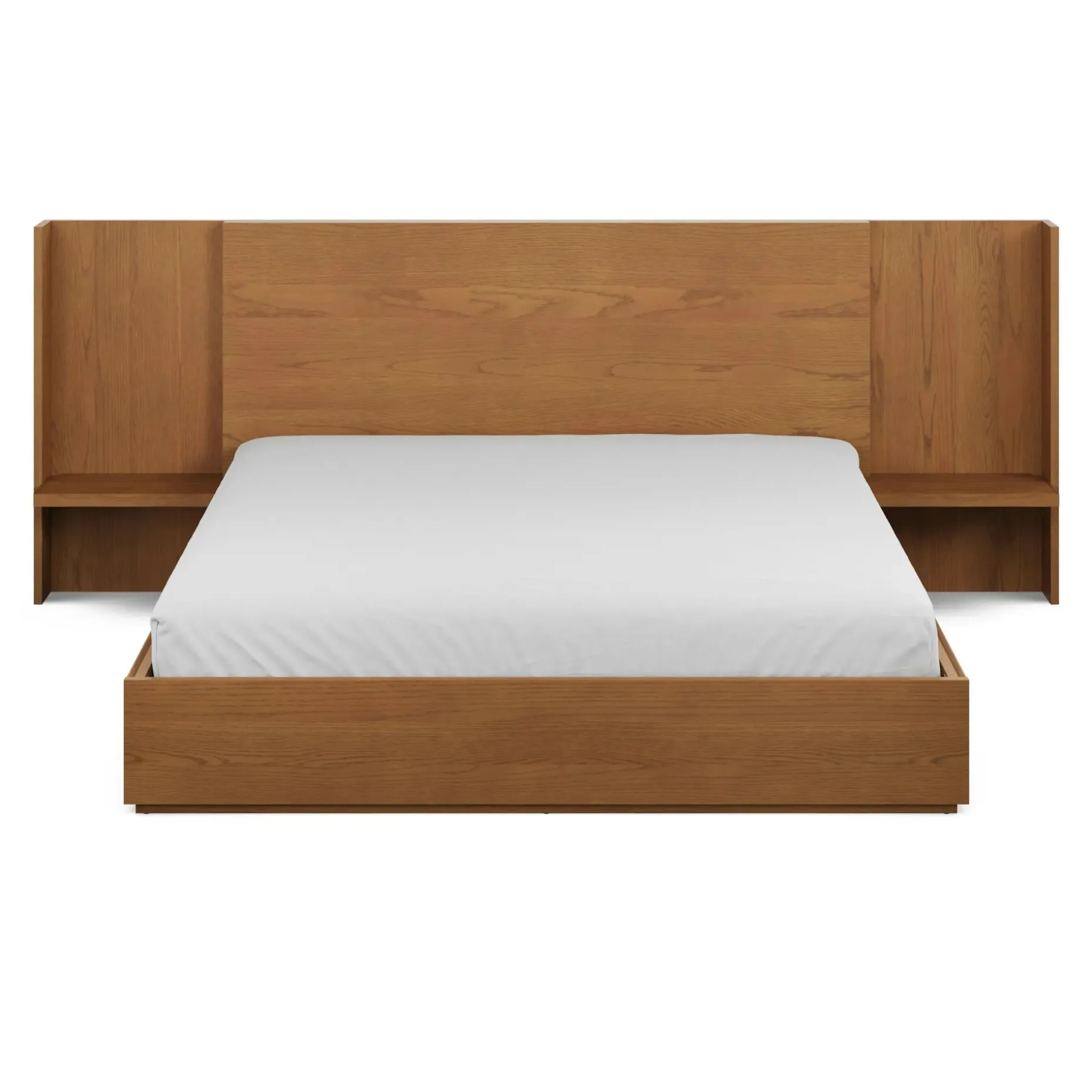 Leif Nightstand Extension Set - Smoked Oak