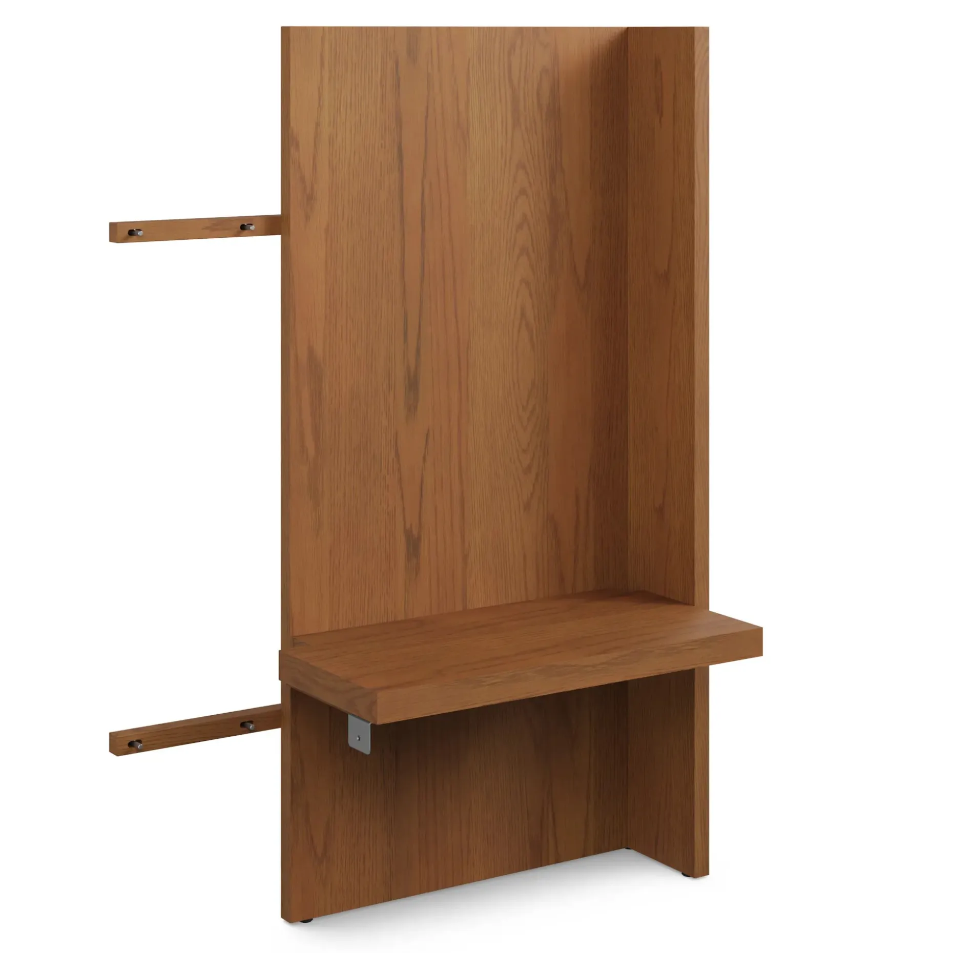 Leif Nightstand Extension Set - Smoked Oak