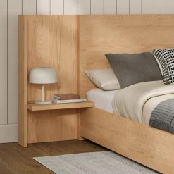 Leif Nightstand Extension Set - White Oak