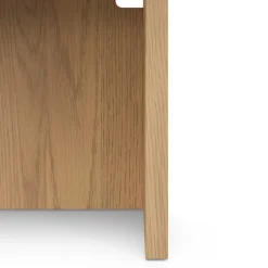 Leif Nightstand Extension Set - White Oak