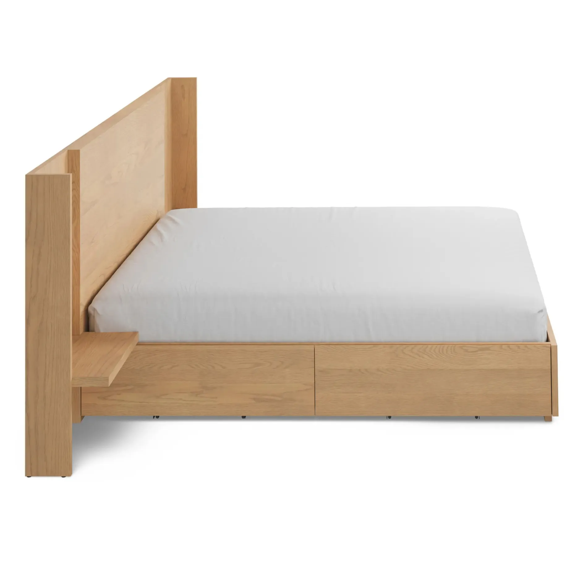 Leif Nightstand Extension Set - White Oak