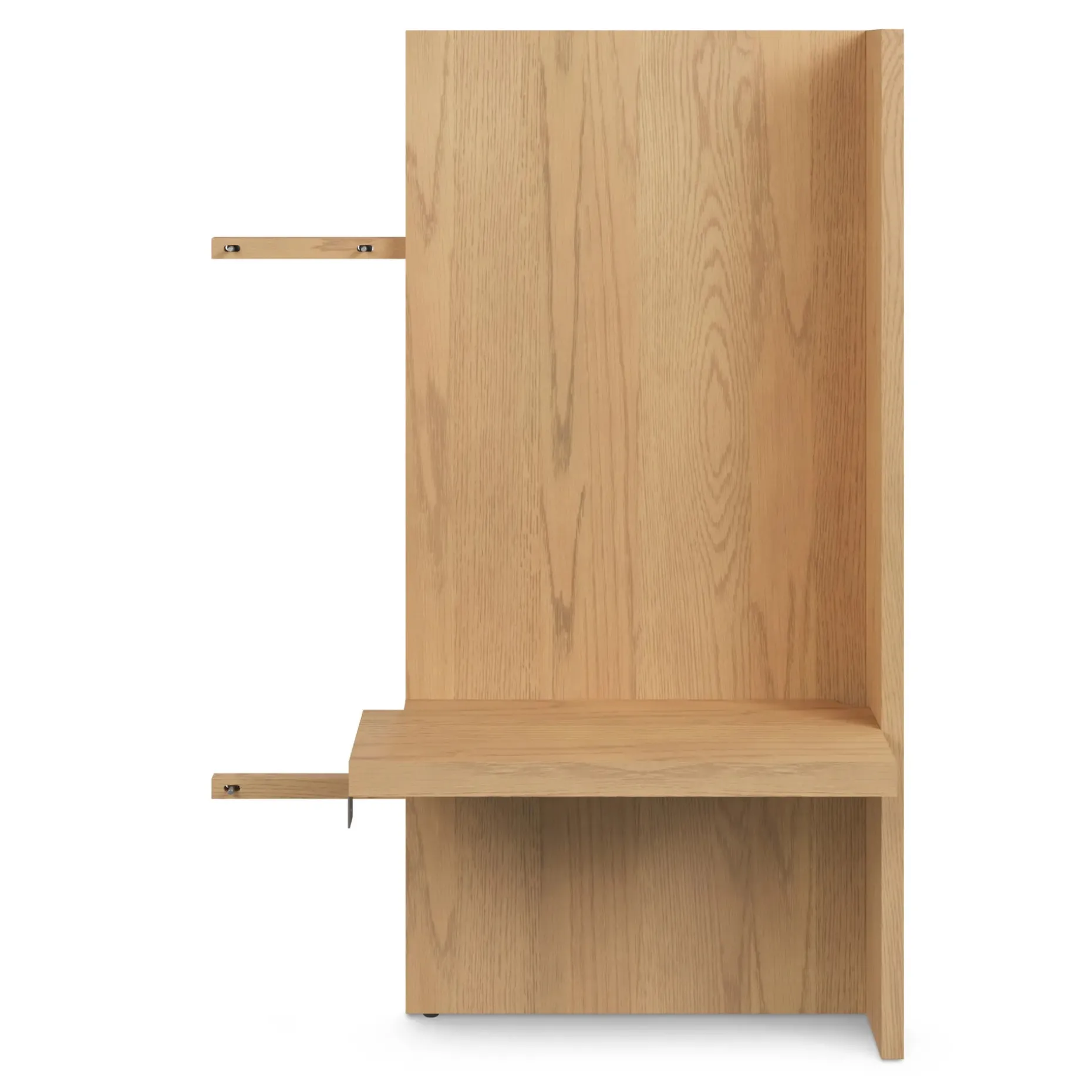 Leif Nightstand Extension Set - White Oak