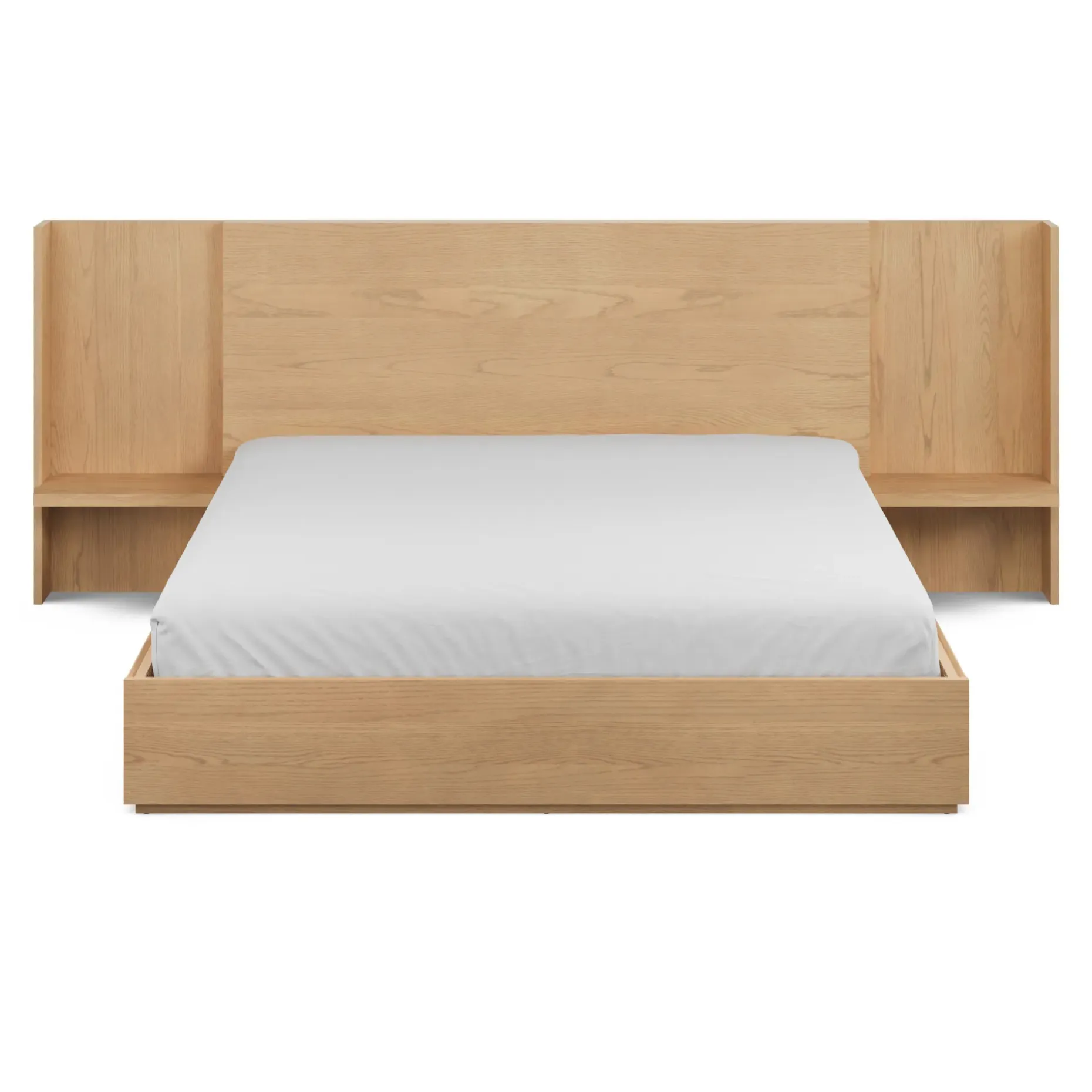 Leif Nightstand Extension Set - White Oak