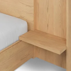 Leif Nightstand Extension Set - White Oak