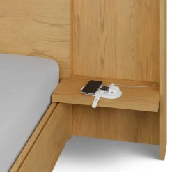 Leif Nightstand Extension Set - Light Oak