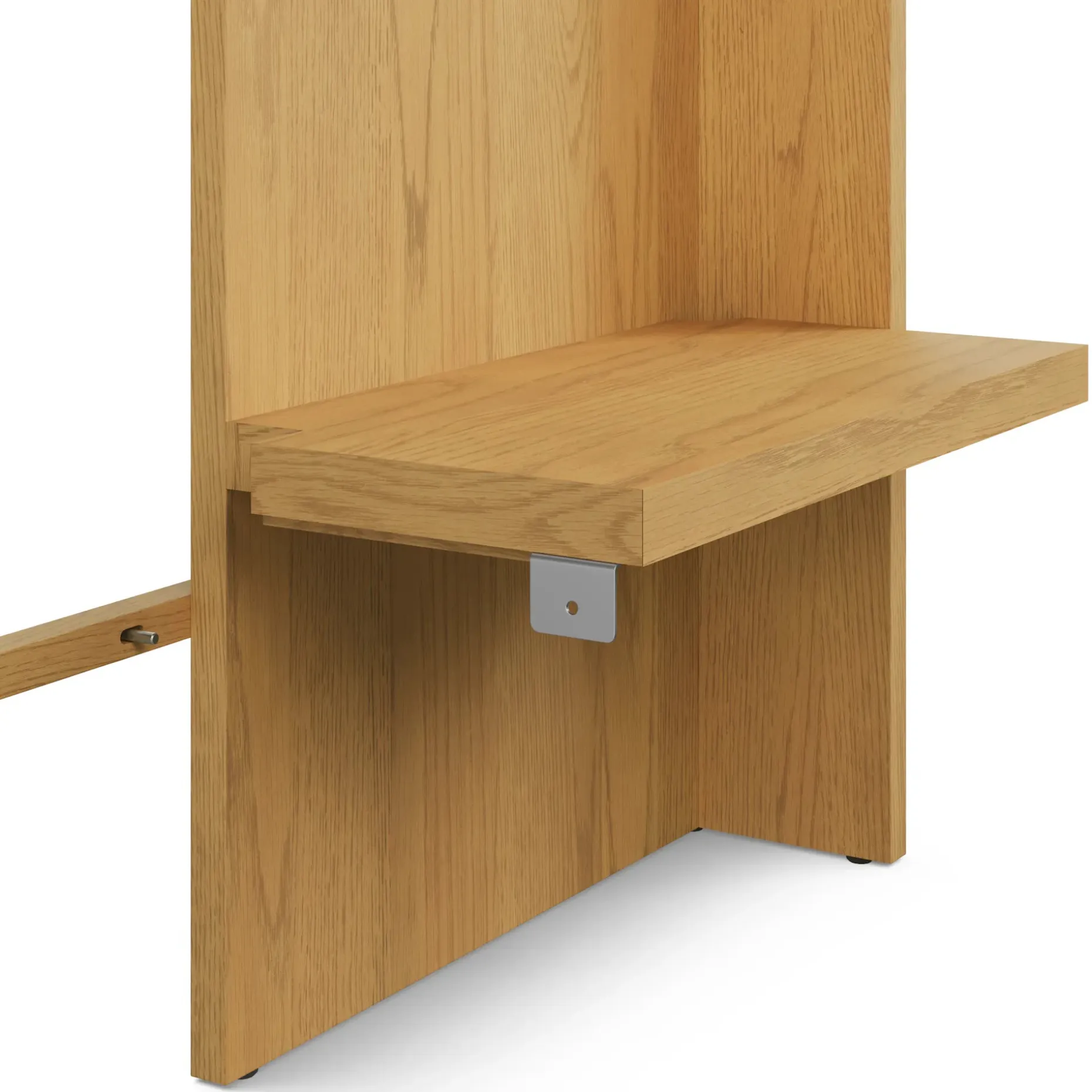 Leif Nightstand Extension Set - Light Oak