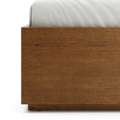 Leif Queen Platform Bed - Smoked Oak