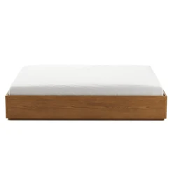 Leif Queen Platform Bed - Smoked Oak