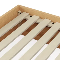 Leif Queen Platform Bed - White Oak