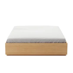 Leif Queen Platform Bed - White Oak