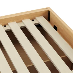 Leif Queen Platform Storage Bed - White Oak