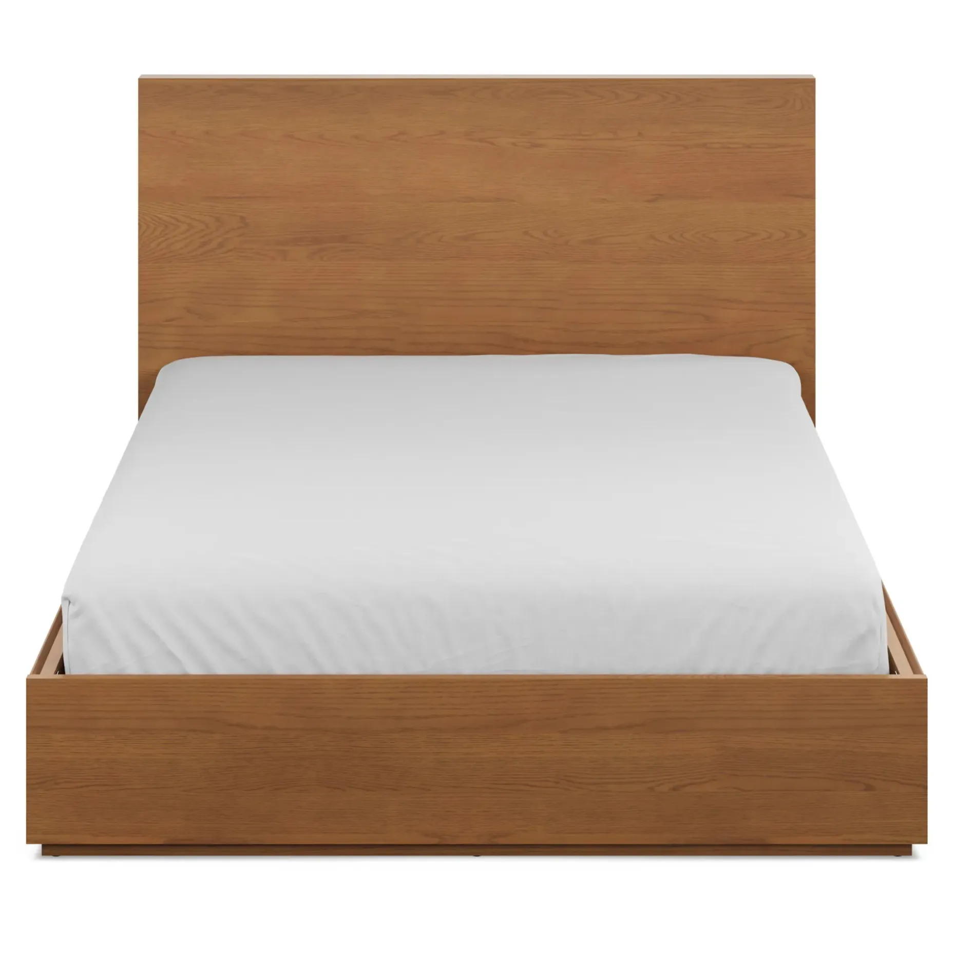 Leif Queen Storage Bed - Smoked Oak