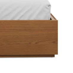 Leif Queen Storage Bed - Smoked Oak
