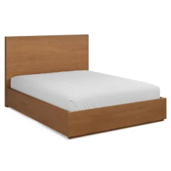 Leif Queen Storage Bed - Smoked Oak