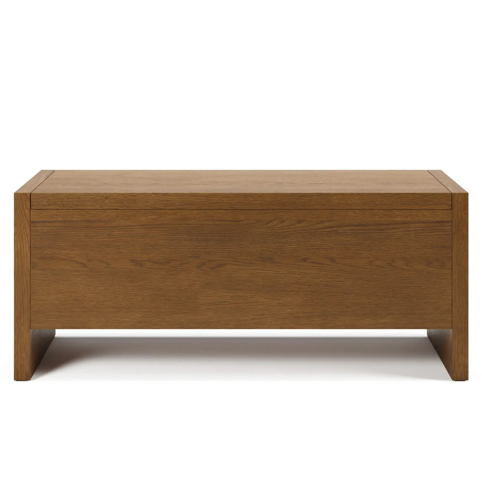 Leif 42" Storage Bench - Smoked Oak
