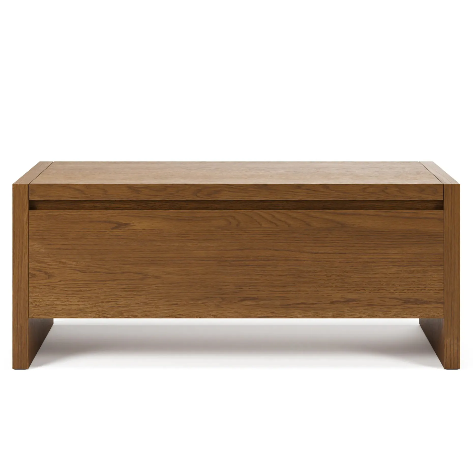 Leif 42" Storage Bench - Smoked Oak