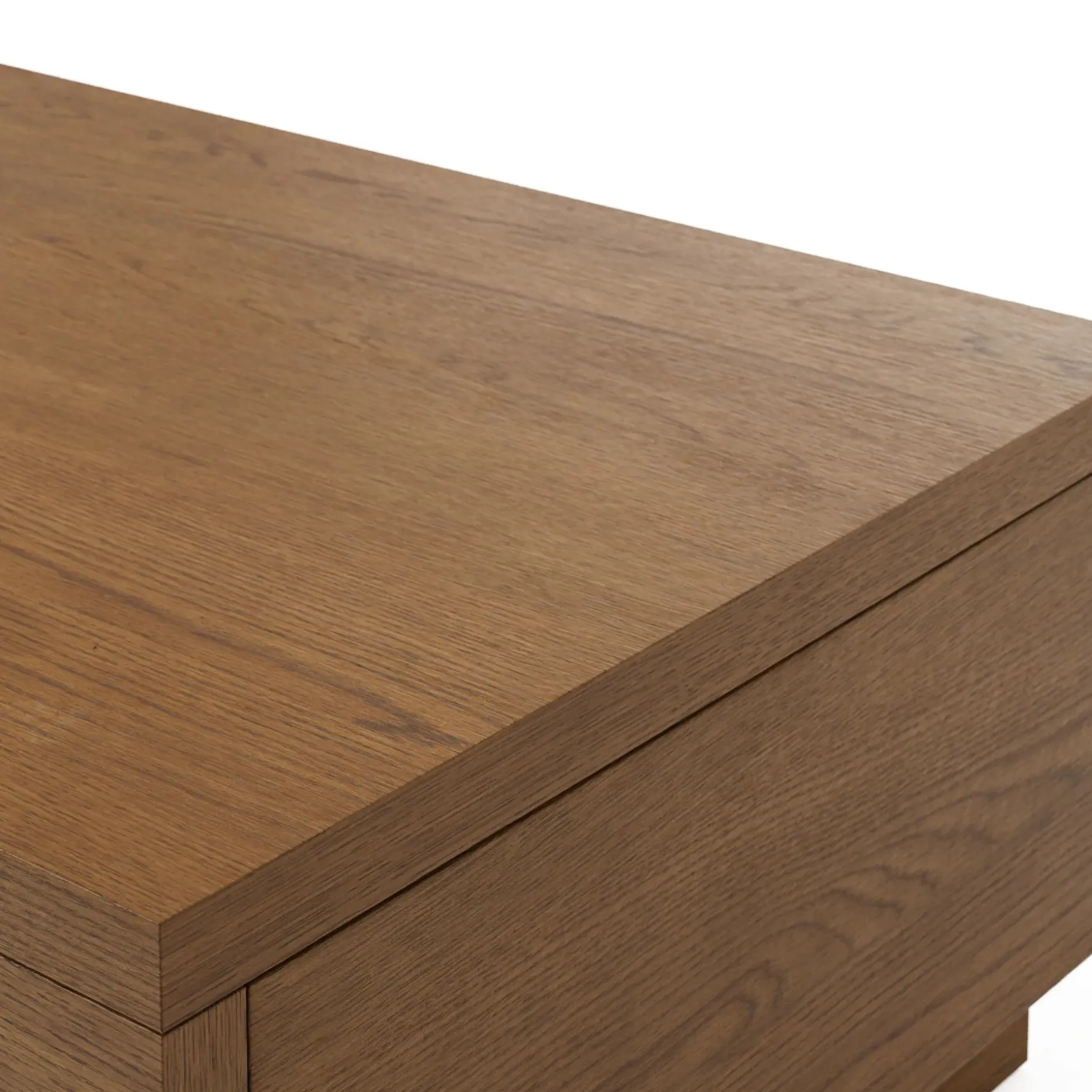 Leif 47" Storage Coffee Table - Smoked Oak