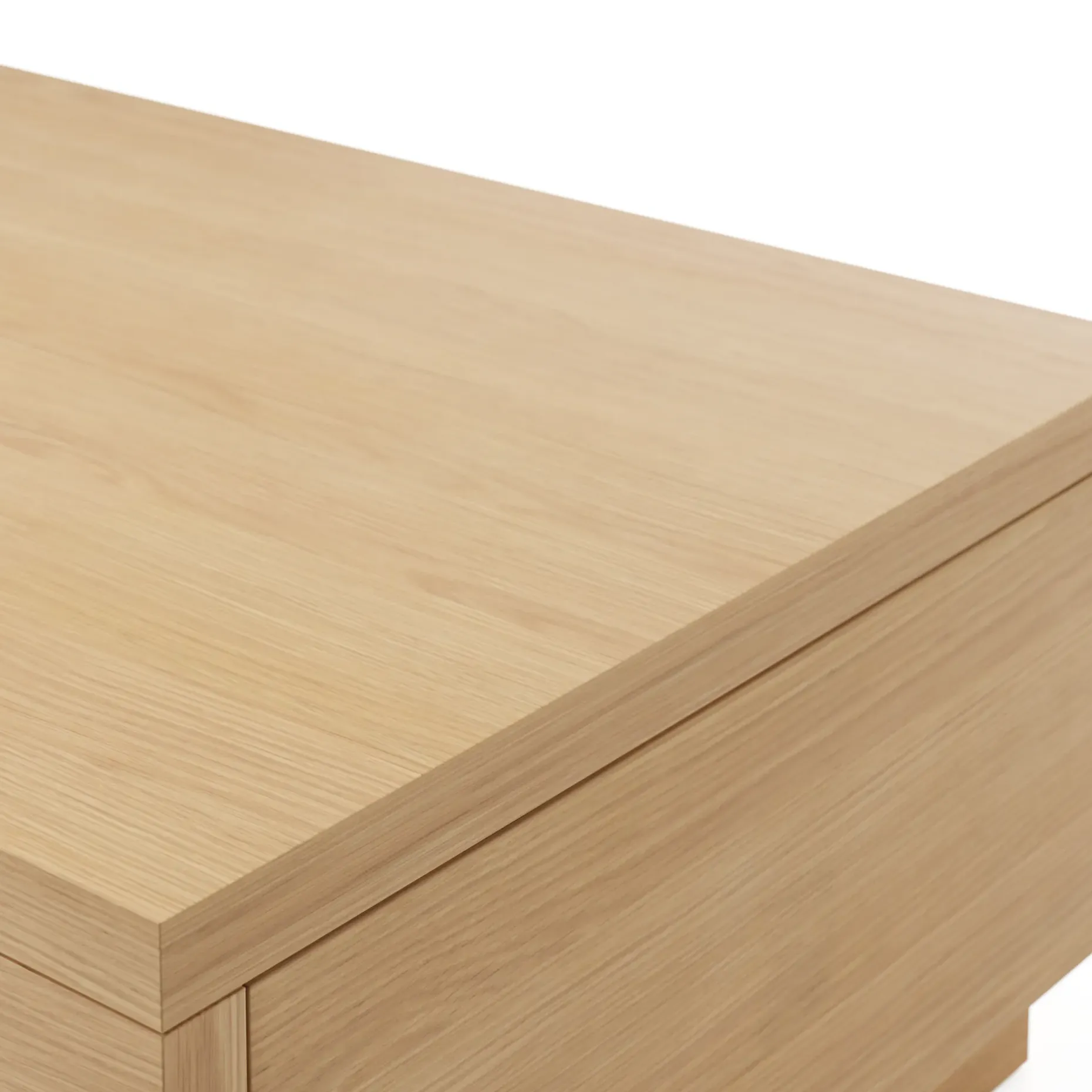 Leif 47" Storage Coffee Table - White Oak