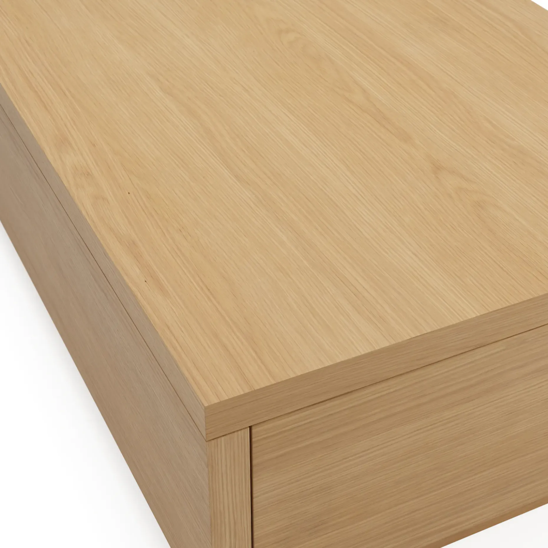 Leif 47" Storage Coffee Table - White Oak