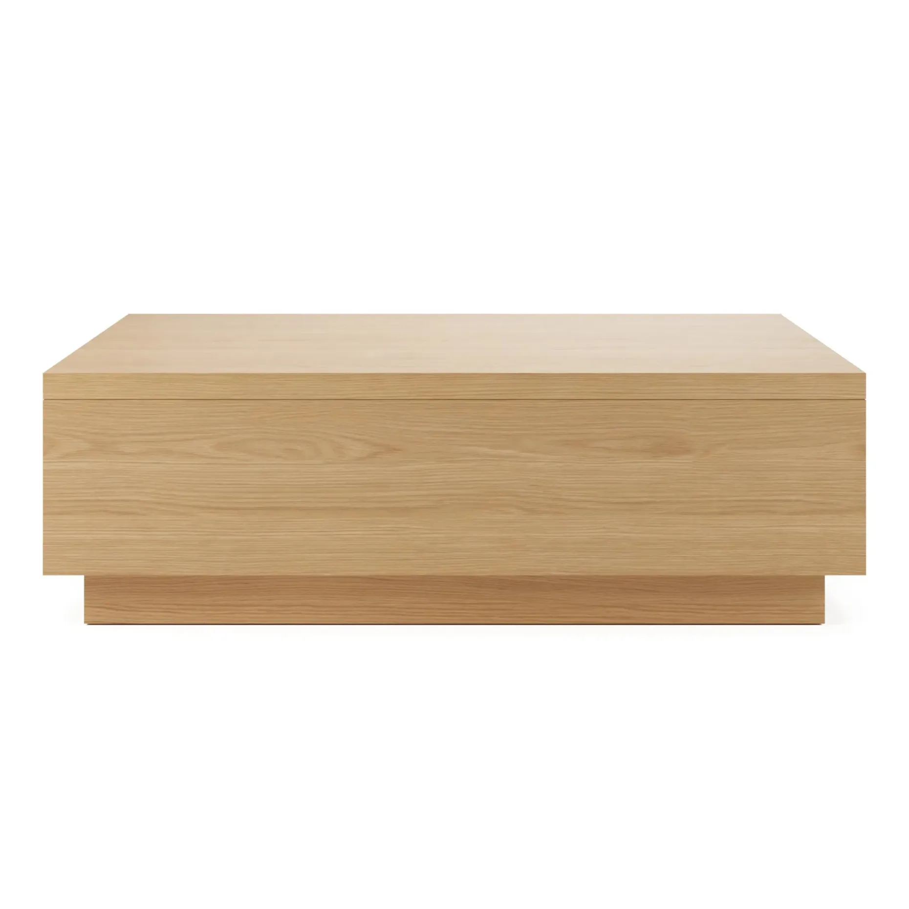 Leif 47" Storage Coffee Table - White Oak