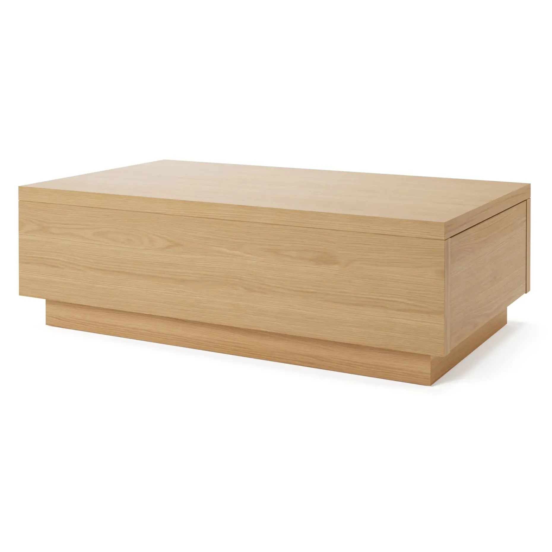 Leif 47" Storage Coffee Table - White Oak