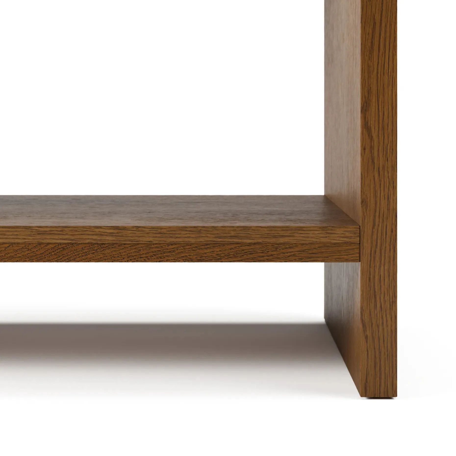 Leif 37" Storage Console - Smoked Oak