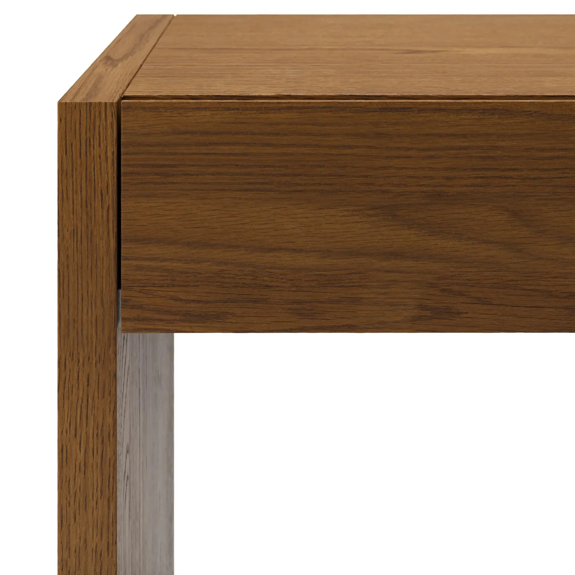 Leif 37" Storage Console - Smoked Oak