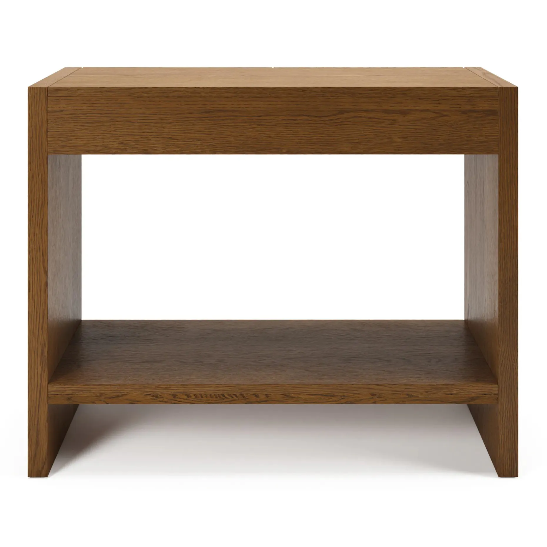 Leif 37" Storage Console - Smoked Oak