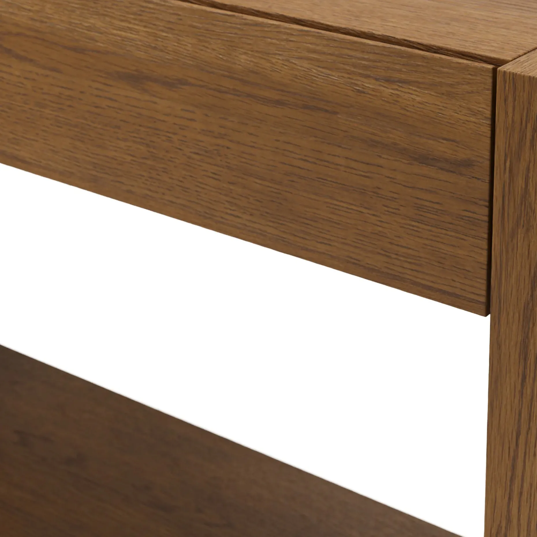 Leif 37" Storage Console - Smoked Oak