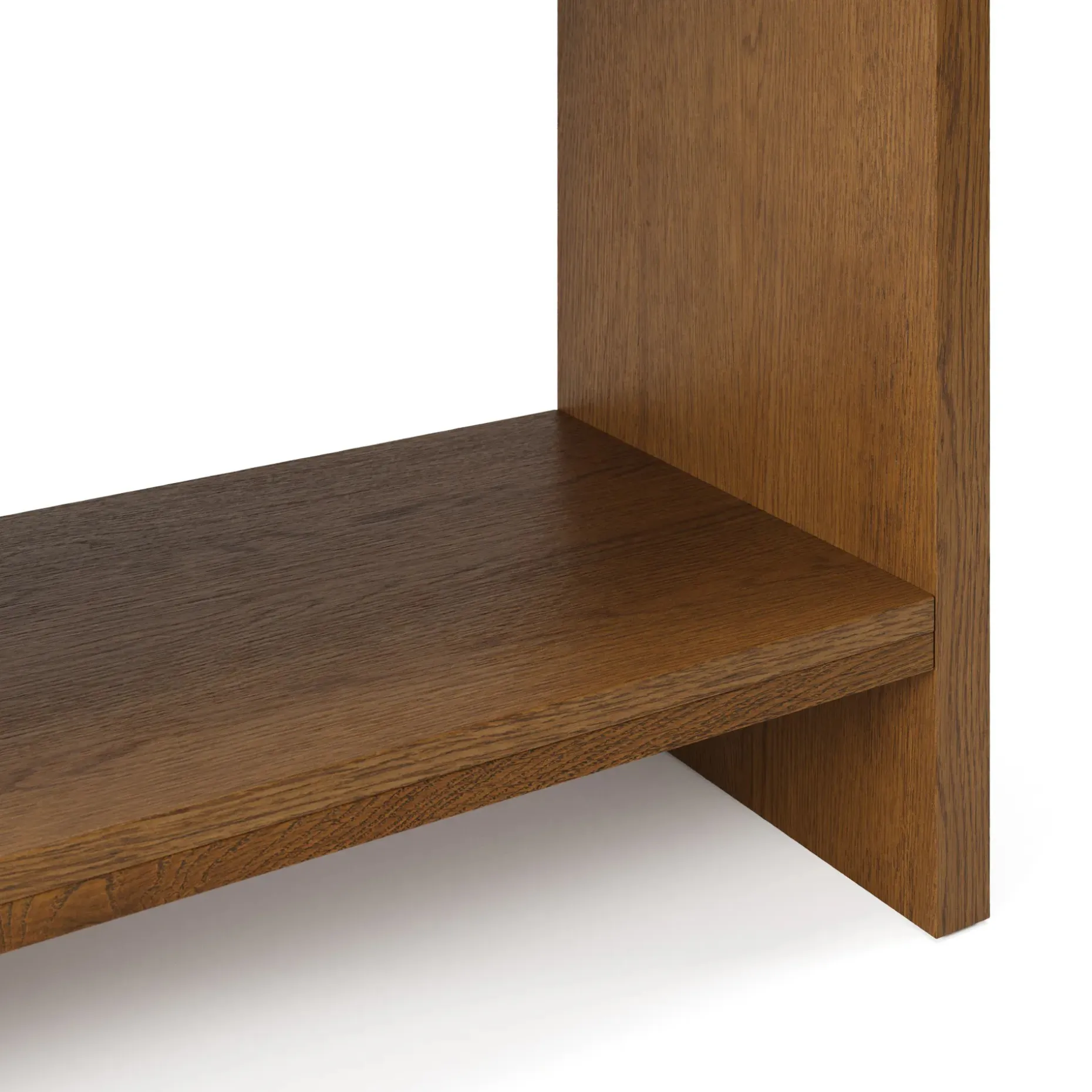 Leif 37" Storage Console - Smoked Oak