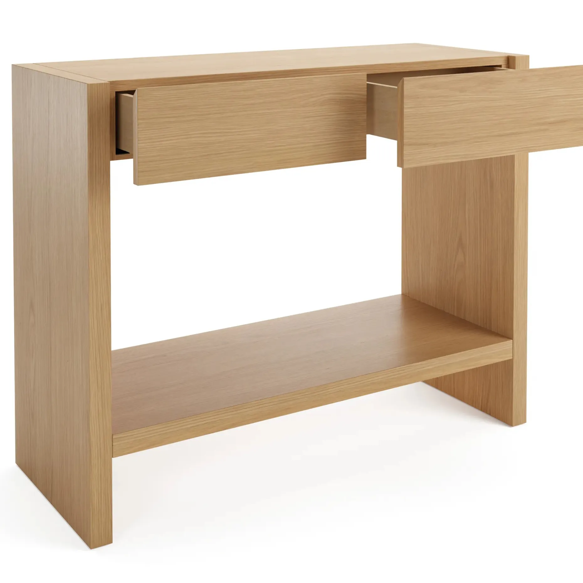 Leif 37" Storage Console - White Oak