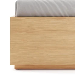 Leif Twin Platform Storage Bed - White Oak